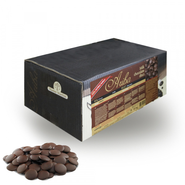 Шоколад темный Сахара Фонденте Диски 57 (Sahara Fondente Dischi) 36/38 10 кг