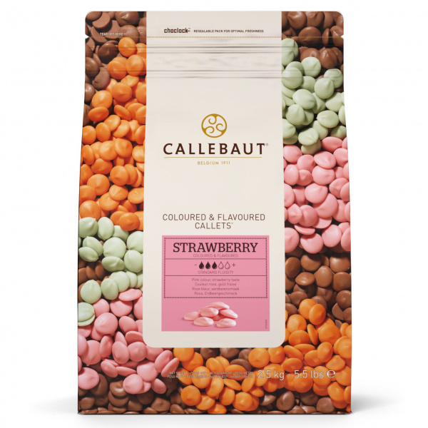 Шоколад цветной розовый Callebaut STRAWBERRY-RT-U70 (В)
