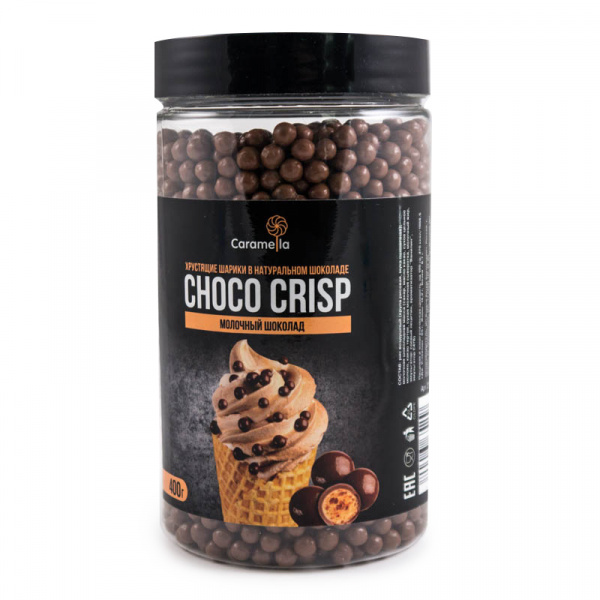 Шарики Caramella Choco Crisp Молочный шоколад 400 гр