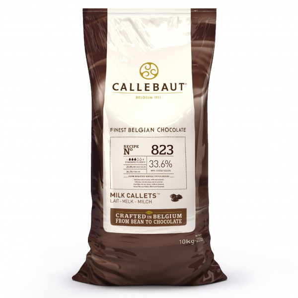 Шоколад молочный Callebaut 823NV-595 2*10кг