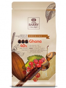 Шоколад молочный Ghana Cacao Barry 40% CHM-P40GHA-2B-U73 6шт*1кг