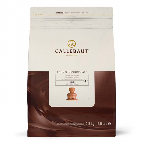 Шоколад молочный для фонтанов Callebaut CHM-N823FOUNRT-U71 8*2,5кг