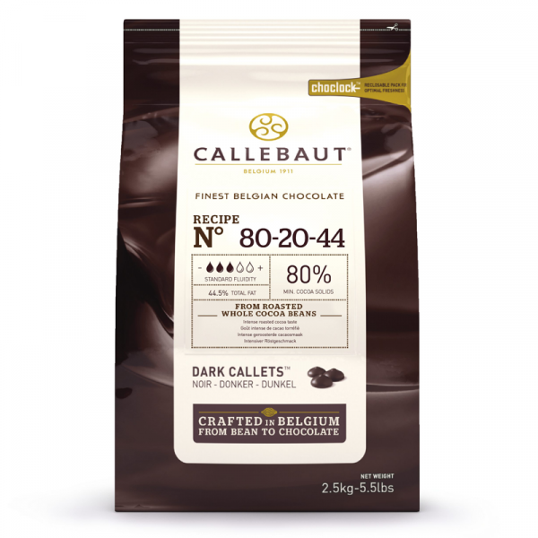 Шоколад горький Callebaut 80% 80-20-44-RT-U71 8*2,5кг