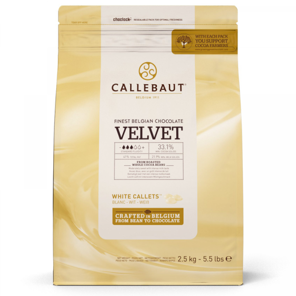Шоколад белый Velvet Callebaut 33% W3-RT-U71 8*2,5кг