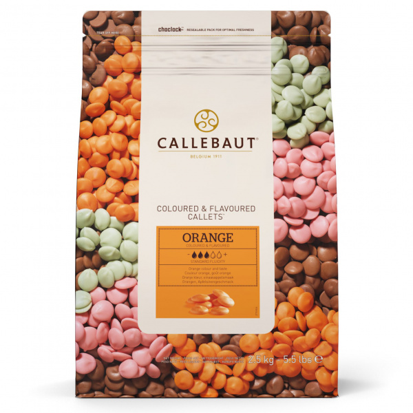 Шоколад цветной оранжевый Callebaut ORANGE-RT-U70 (В)