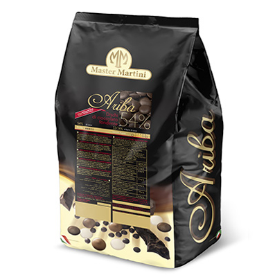 Шоколад темный "Ariba Dischi Fondente" 32/34 54% 1кг
